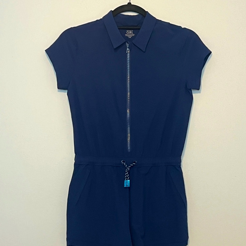 Athleta Girls Zip Up Romper